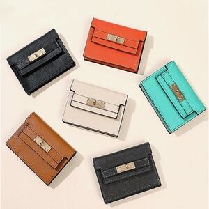 Luxe Accordion Card Wallet Structured Mini Card Holder